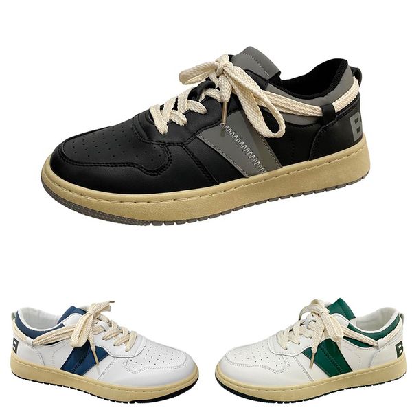 Chaussures de course pour hommes, baskets de sport de plein air, noires, vertes, bleues, à la mode, #21, taille 39-44