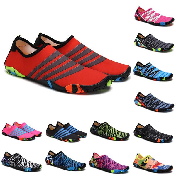 Remise Hommes Femmes Chaussures de course noir blanc jaune violet vert gymnase Five Fingers Cycling Wading mens running trainers sports de plein air baskets