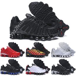 2023 Korting TL Sho Men schoenen des chaussures Outdoor Trainers Enigma Triple Black Wit Silver Speed ​​Red Mens Dames Sportsneakers