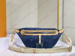 DISCOVERY Denim Bum Sacs Designer Femmes Hommes Ceinture Sac Fanny Pack Taille Sacs Luxe Top Qualité Épaule Bandoulière Poitrine Pack Mode En Plein Air Hommes Portefeuille Hobo Bourse