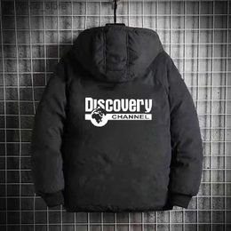 Discovery Eend Donsjack Mannen Winter Warm Effen Kleur Hooded Down Jassen Dikke Eend Parka Heren Donsjacks Winter Outdoor jas Q230823