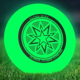 Disques Nightlight Fluorescence Disques volants 27 cm Soucourie volante ultime pour le jeu de camping de plage sportive extérieure Discs pivotants Sauce volante