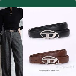 Cinturones Disel para hombres Cinturones diesel de diseñador para hombres y mujeres Ceinture Versión coreana del nuevo cinturón para mujeres con sensación de alta gama Versátil Hebilla de letra doble en forma de D