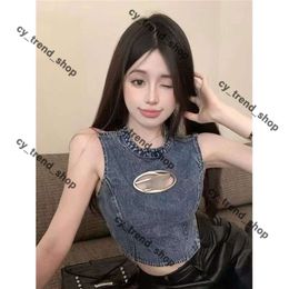 Disel Top Designer shirt Deisel Shirt Bb Top Dames Pure Sweet Spicy Girl Sexy Korte Top Dames Summer Sense Small Show Chest Hollow Rose desel shirt top letter D 165