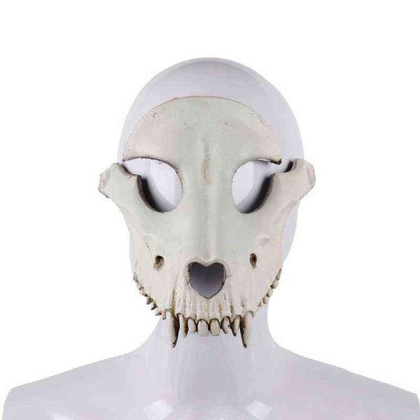 Disfraces Festival jour des morts Halloween fête mascarade effrayant horreur terreur effrayant Costume crâne masque L220711