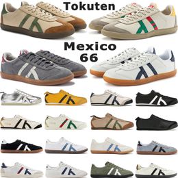 Dignner Chaussures de course en plein air Tiger Mexico 66 Tokuten Nouveau style de triple bouleau noir blanc aéré vert Kill Bill Birch argent femmes baskets de sport taille 4-11