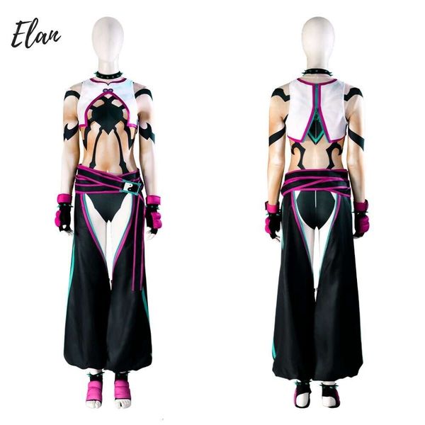 Disfraz de Juri Street Fighter, disfraz de mujer Sexy, disfraz de Juri, disfraz de cómic de Halloween Con vestido de fantasía, tamaño personalizado