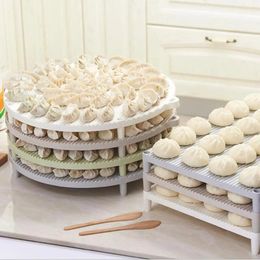 Supports à vaisselle empilables plateau de boulettes support de stockage de gâteau récipient de pâtisserie antiadhésif cuisine à domicile Restaurant el 231128