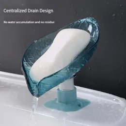 Plats 1PC Feuilles Conception de conception Boîte de savon