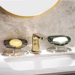 PLAQUES 1PC Rack de plate-forme de savon ovale vertical, plat de savon créatif, boîte à savon avec conception de buse de détournement, pour la cuisine et les accessoires de salle de bain