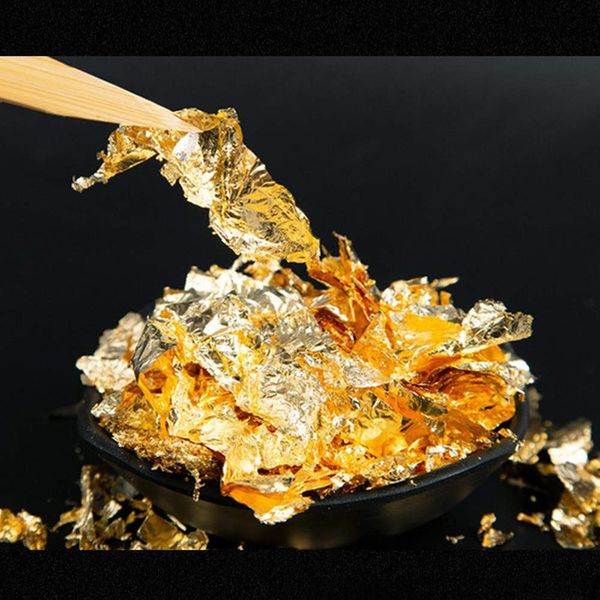 PLACES Chocolates Décor Flakes Leaf décoratif Candy Free Moule Cake Gold Decorator Food Centor