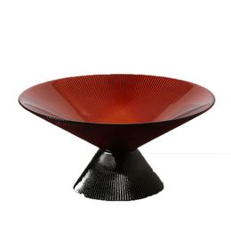 Gerechten Nordic Glass Fruit Bord Decoratie Moderne Minimalistisch Huis Woonkamer Eettafel Luxe Ronde Candy Snack Gedroogd