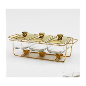 Derees borden trouwfeest luxe glazen chafing schotel el serving gouden buffet warmer drop levering home tuin keuken eetbar dhfrn