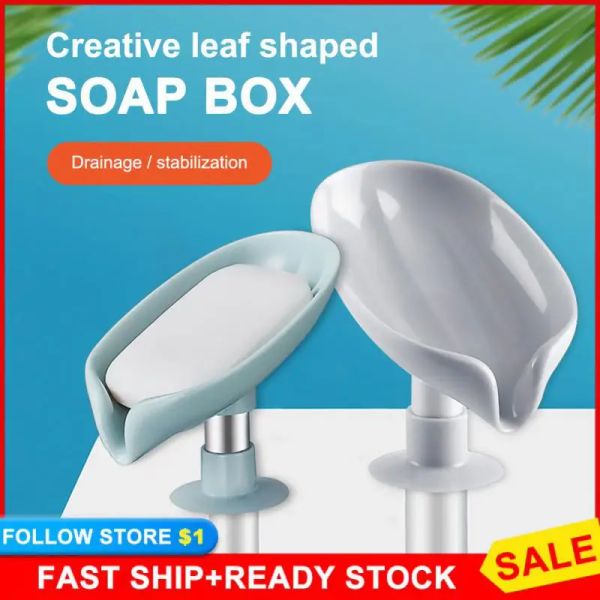 Boîte de savon à vaisselle avec suit créatif de la ventouse