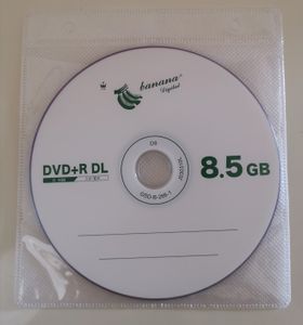 Disques 10pcs DVD en gros DVD DVD + R DL 8,5 Go Double couche D9 8x Disque vierge 240min