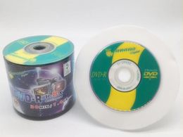 Disques banane mini DVDR 8cm disques vierges DVD vide 3inch 1,4 Go 30min 18x pour la caméra VCR 50pcs / lot