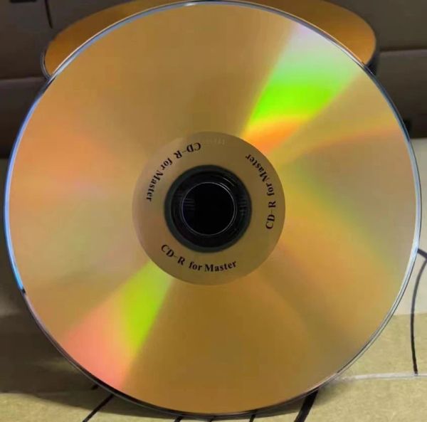 Disques CDR pour Master Audio High Qualtiy Golden CD Disque CDR MUSIQUE DISCS 700MB 1X 2X 4X 5PCS / LOT
