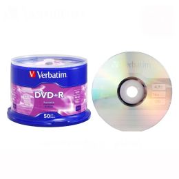 Disques verbatim 4,7 Go DVD + R enregistrable 16x 120min 50pcs / baril