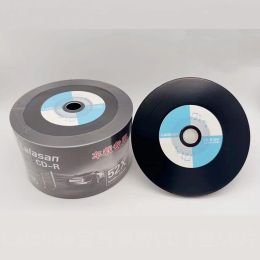 Disks Wholesale Lalashan Black CDR Disks Discs Recordable 700MB 80MIN 52X 50pcs/Lot