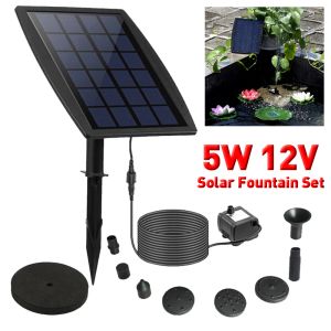 Dispensateur 2.5 / 5W mini-pompe solaire Pumpe de portion d'énergie Kit de panneau d'alimentation Solar Panneau Solar Pompe pour la piscine de jardin Fountaine Baignoire d'oiseau intérieur extérieur