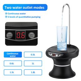 Dispenser Automatic Water Dispenser Household Smart Tray USB Charging Portable Electric Automatic Water Pump Bucket Bottle Dispenser