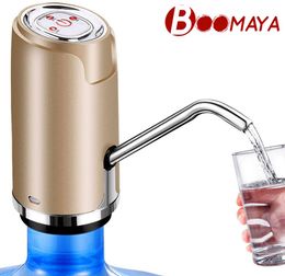 Dispensateur Boomaya Auto Motch Water Pompe avec Volume Control Wireless Wireles Water Dispentier Gallon Water Bottle Pump Pumple de distributeur