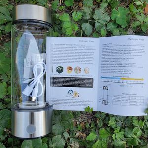 Dispenser waterstoffles 420 ml Japanse titaniumkwaliteit Hydrogenrich Water Cup Ionizer Maker/Generator Super Antioxidants ORP
