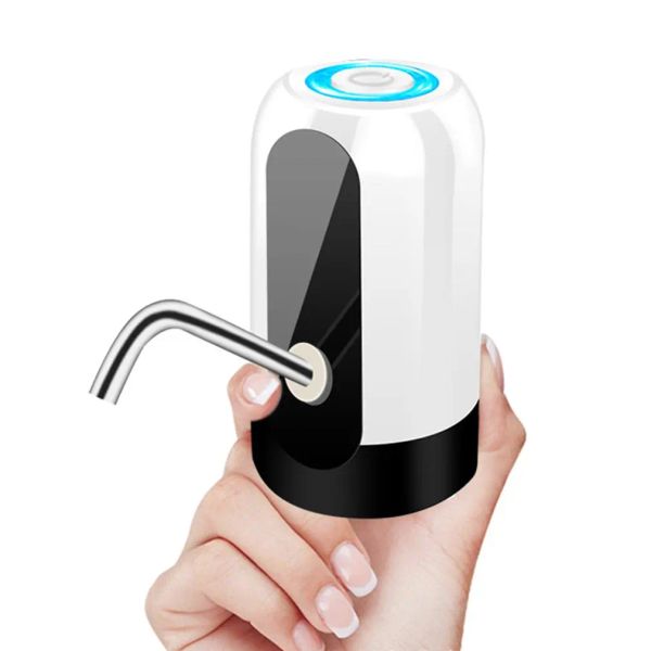 Dispensateur Pompe à bouteille d'eau USB Chargement automatique Pompe à eau potable Interrupteur de distributeur d'eau électrique pour dispositif de pompage d'eau