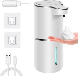 DISTRIBUTION DISPONSEUR SOAP AUTOMATIQUE DISTRAPEUR DE SOAP MOSIGNAGE INCROST 380 ML USB Dispensateur de savon en mousse réglable RECHARGAGE USB USB