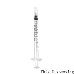 Doserings-siringen 1cc 1 ml plastic met tipdoppakket van 100