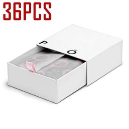 Display 36 stuks nieuwste verpakking Braceletscase Ring Oorbellen Ketting Display Gift Velvet Box Compatibel met DIY Europa Sieraden