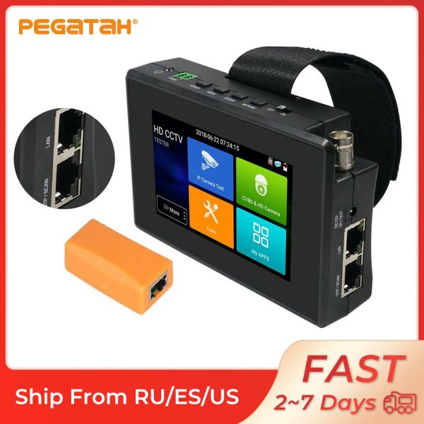 Afficher le testeur CCTV 4K Monitable portable pour la caméra PoE IP Camera Tester IPC CCTV Touch Monitor HDMI AHD CVI TVI SDI CFTV Camera Tester