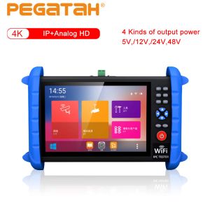 Afficher 4K HD CCTV Tester 8MP IP Camera Tester Poe Testing Monitor Multifonctional AHD CVI TVI CVBS SDI IP H.265 CVBS WiFi CFTV Test