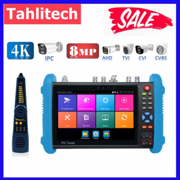 Pantalla de 7 pulgadas IPS Touch Screen Monitor CCTV Tester IPC9800CADHS Plus para HDTVI HDCVI AHD SDI IP Camera 8MP AHD TVI CVI Tester Plus