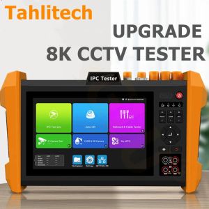 Display 8K IPC CCTV Tester Tool Kit 7inch H.265 8K 8MP TVI CVI AHD SDI CVBS IP Camera Tester Monitor met TDR -kabeltracer