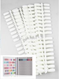 Display Book Acryl Flase Tips # 6 180pcs / pack voor UV gel nagellak weergegeven: kleurboek weergeven Gratis verzending 684