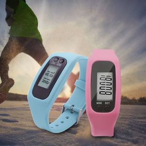 Display Fitness Step Count Tracker Sports Smart Watch Bracelet LED -stappenteller Running Steps Walking Calorie Counter