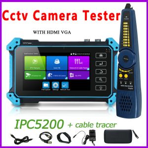 Afficher IPC 5200 C Plus Testeur de câble réseau Testeur CCTV Camera Tester Monitor pour la caméra de sécurité CFTV Test HDMI VGA IPC5200 Plus RJ45 Tester