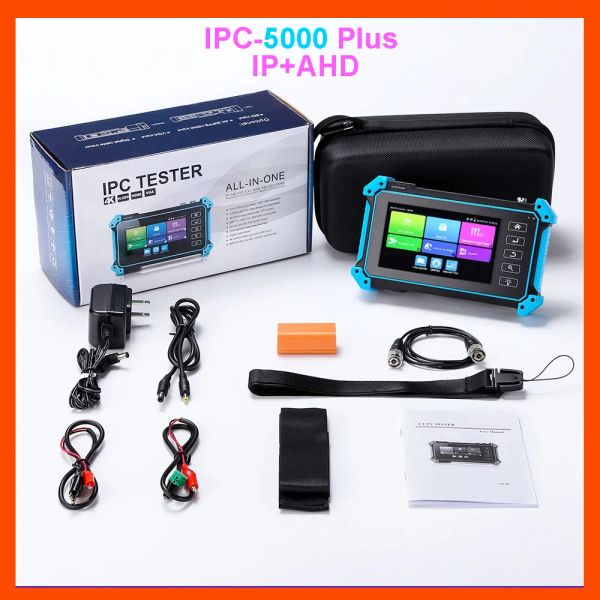 Pantalla Tester IPC Poe IPC 5200C Plus Cable de red Monitor AHD Monitor CFTV Tester de alcohol Tester CCTV Mini Monitor IPC5200 Plus