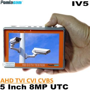Display IV7W IV5 IV7A 4.3/5 inch 5/8mp CCTV Camera Tester Portabl AHD TVI CVI CVBS CCTV Tester Monitor Polstijl Ondersteuning UTP PTZ RS485