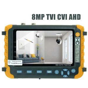 Affichage de la caméra CCTV IV8W Monitor Tester 8MP ADH CVI TVI CVBS 4 dans 1 caméras HD Testeur coaxial DC12V Power CCTV Tester Tester DDP