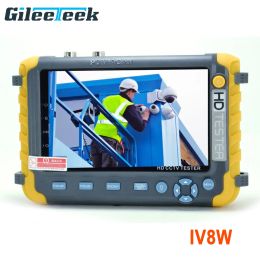 Affichage IV8W CCTV Monitor 5MP AHD CVBS TVI 4MP CVI Tester All in One Support PTZ RS485 Test de câble UTP