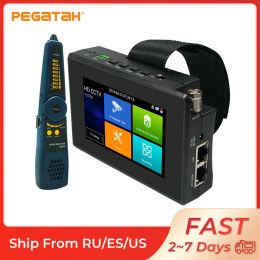 Display Pegatah 4K AHD/CVI/TVI Analog Touch Screen CCTV Tester CCTV -monitor voor camera IP -camera -tester IPC Tester Poe Testers Camera