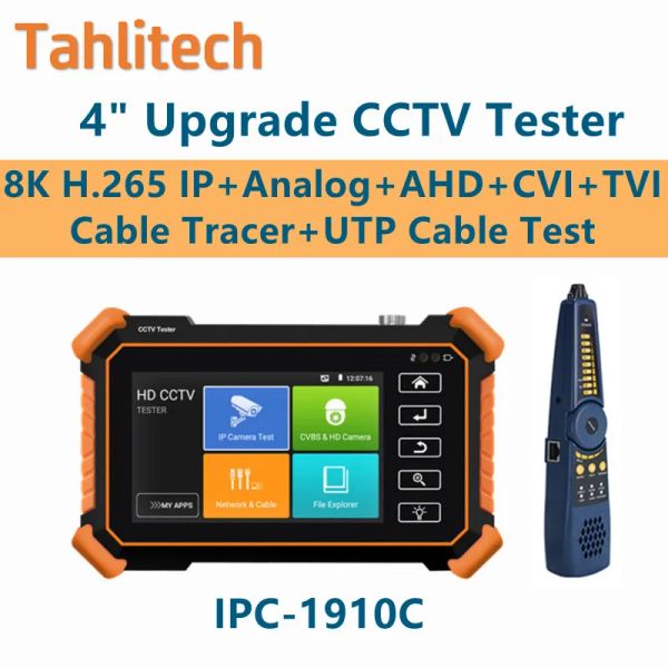 Afficher le Testeur de caméra IP de mise à niveau Tahlitech CCCTV Monteur 4 