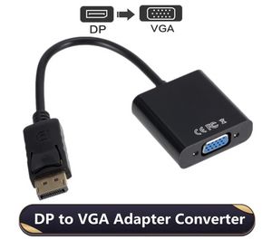 DisplayPort Display Port DP naar VGA Adapterkabel Man-vrouw Converter voor PC Computer Laptop HDTV Monitor Projector