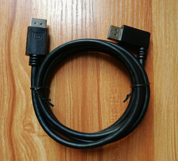 DisplayPort DP Male a Memale Extension Cable 03M 90 Grados Angle Black Color5535530