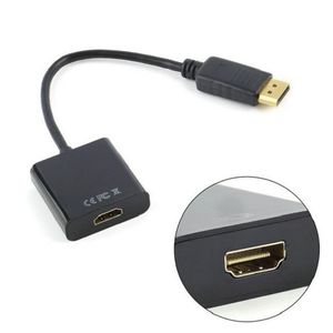 Переходник DisplayPort-HDMI и позолоченный адаптер DP DisplayPort-HDMI (папа-мама), совместимый с Lenovo Dell HP и другими марками