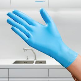 Wegwerp zwarte nitrilhandschoenen poedervrij voor inspectie Industrieel lab huis en supermaket comfortabele roze blauw zwart witte hoge kwaliteit