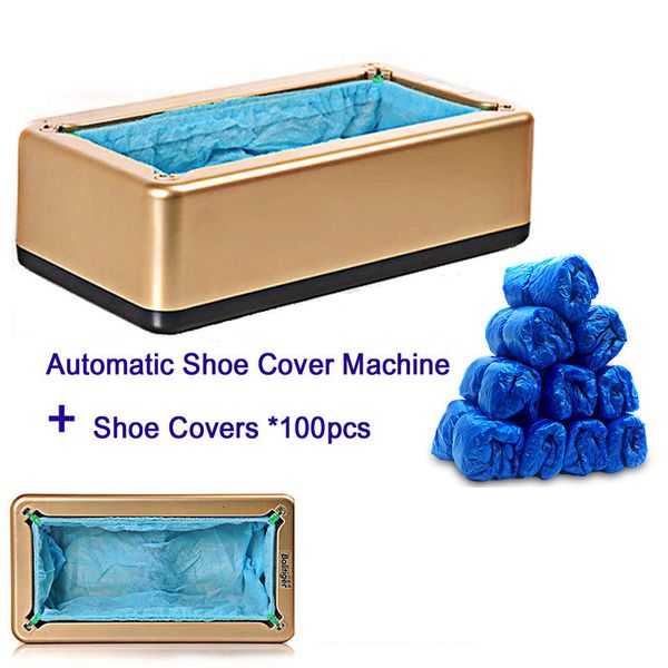 Couvre-chaussures jetables Machine automatique de couvre-chaussures pour la maison Outil de manchon de chaussure intelligent Jetable Étanche Couvre-pieds Machine Chaussures Organisateurs Dispositif 230628