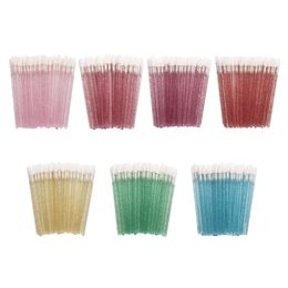 Disposable Crystal Lip Brush Dames Accessoires Groothandel Gloss Wands Applicator Eyelash Extension Supplies Make Up Tool Fashion